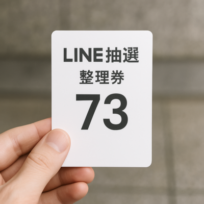 LINE抽選 73番